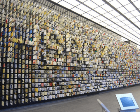 The History Wall, HSBC Tower. Photo by N. Chadwick