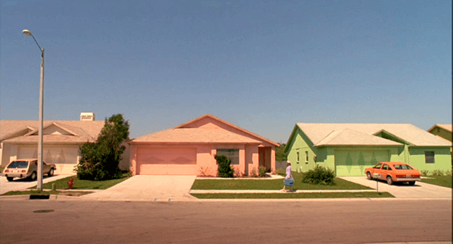 Depiction of suburbia in the 20th Century Fox feature film "Edward Scissorhands"