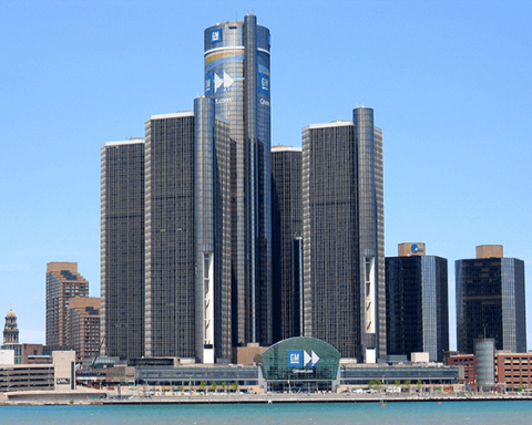 GM headquarters in Detroit