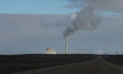 The Sheerness Generating Station, southeast of Hanna, Alberta. Photo by Paul Jerry.