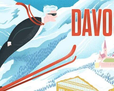 Davos man illustration by Jack D