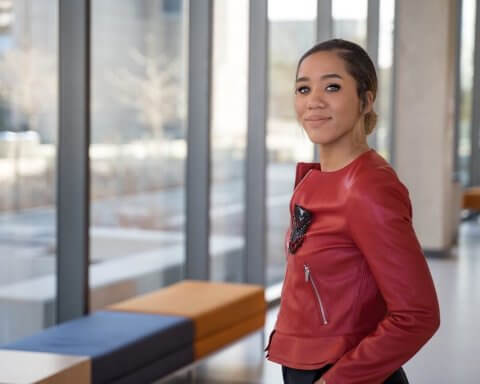 Larissa Crawford was recognized as one of 30 sustainability leaders under 30 in 2019. Credit: Jonathan Dolphin