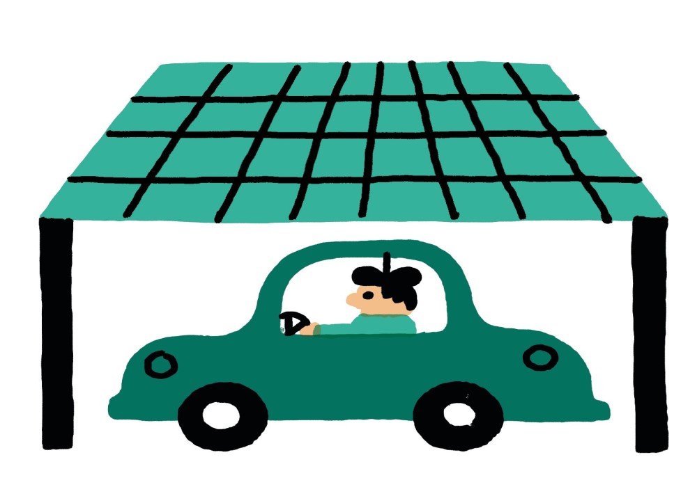 France says oui to putting solar panels on parking lots